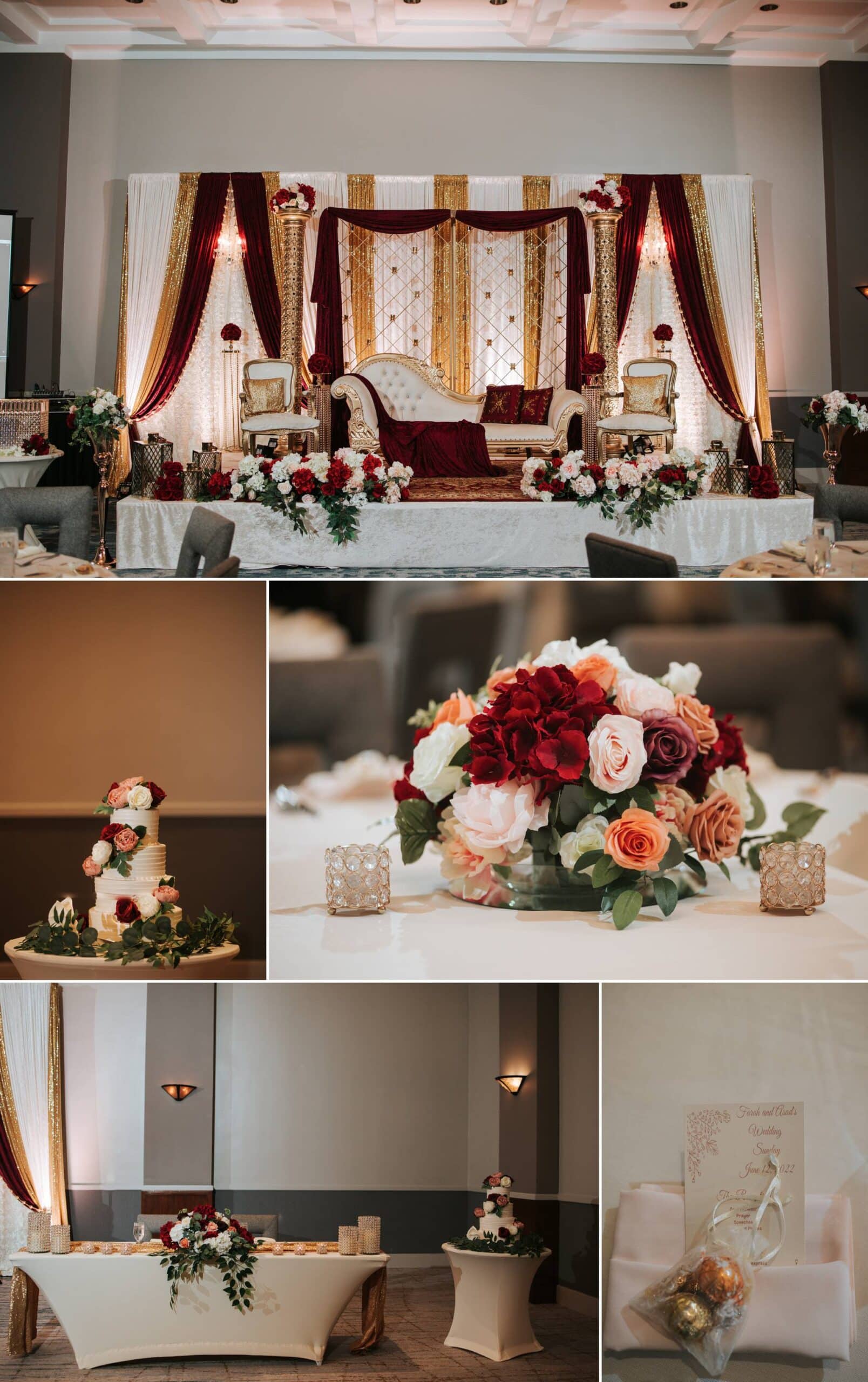 south asian wedding decor in princeton new jersey 